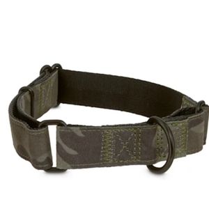 Good 2 Go Green Camo Microsuede Dog Collar